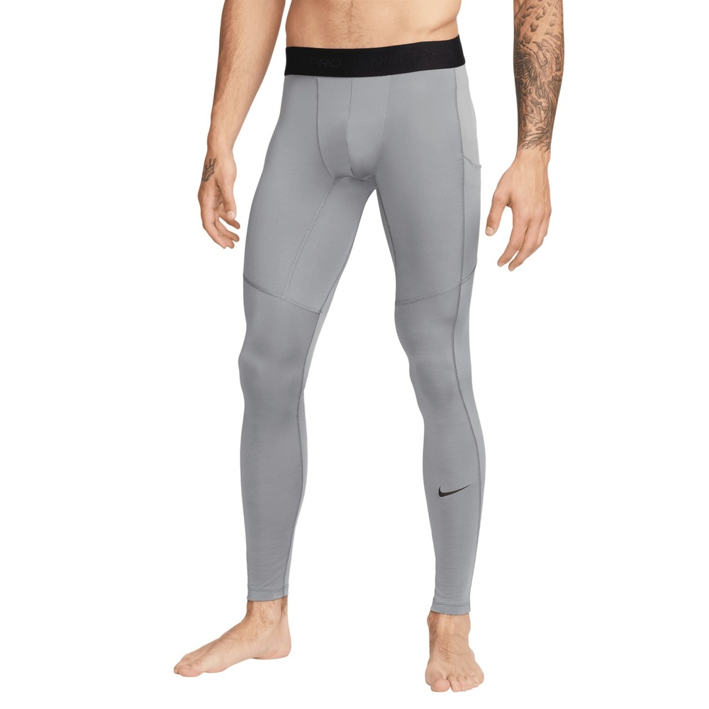 62. Men's Nike Pro Dri-FIT Fitness Tights Large Smoke Grey/Black size Large